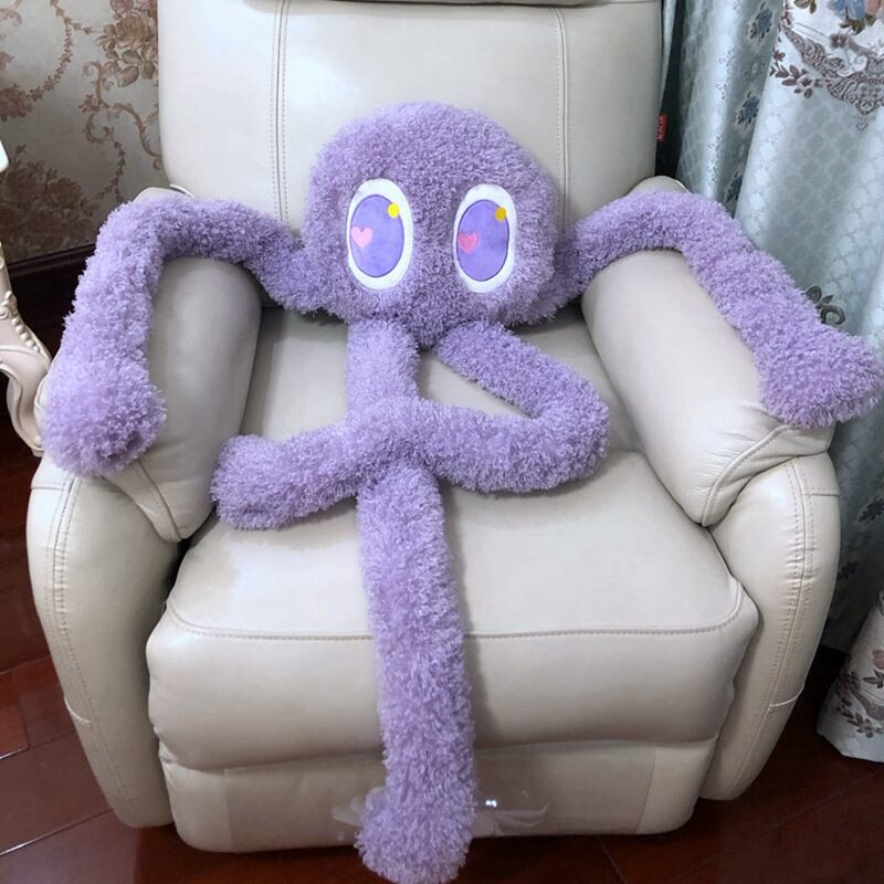 100cm Funny Long Legs Fluffy Octopus Stuffed Plush Toys For Baby Kids Birthday Christmas Children Kid 2