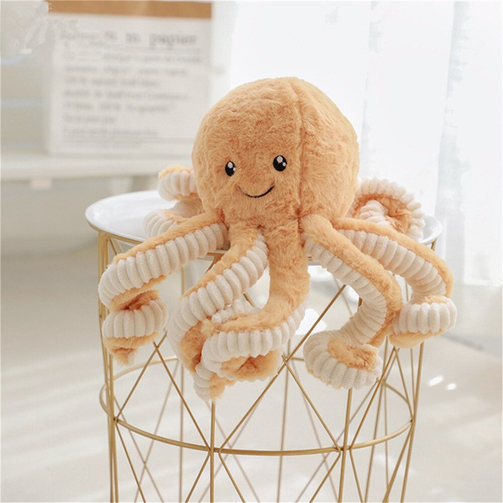 18cm Cartoon simulation Cute Octopus Plush Toy Whale Doll Stuffed Toy Plush ocean Soft Sea Animal 4