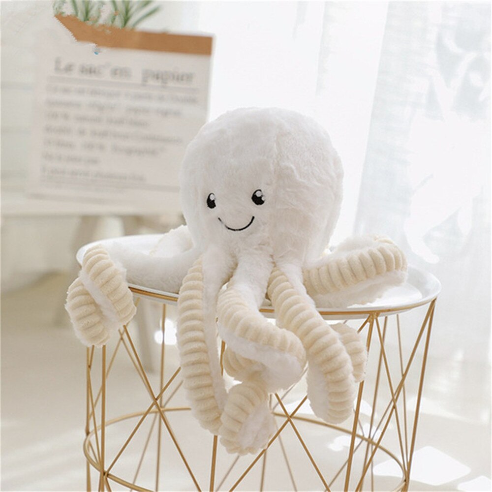 18cm Cartoon simulation Cute Octopus Plush Toy Whale Doll Stuffed Toy Plush ocean Soft Sea Animal 5