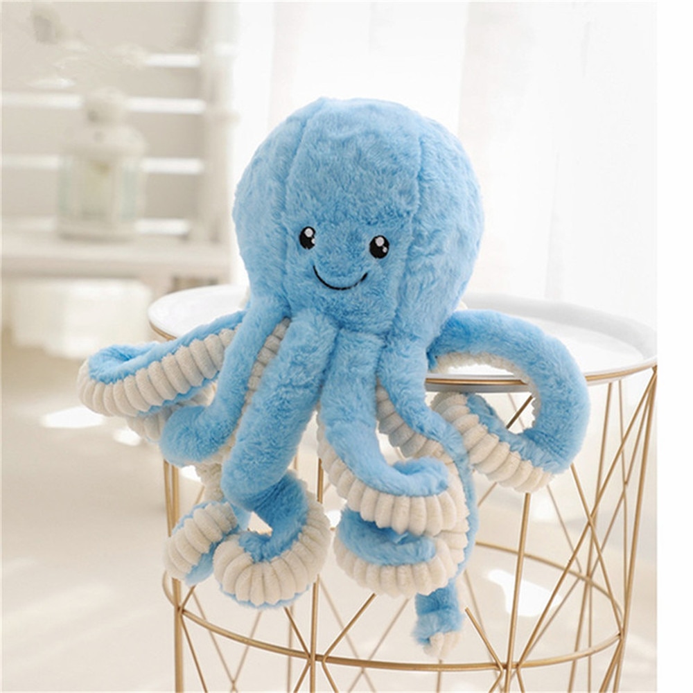 18cm Cartoon simulation Cute Octopus Plush Toy Whale Doll Stuffed Toy Plush ocean Soft Sea Animal