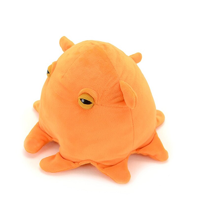 18cm High Soft Dumbo Octopus Plush Toy Realistic Orange Grimpoteuthis bathynectes Stuffed Sea Animal Doll Gifts 2