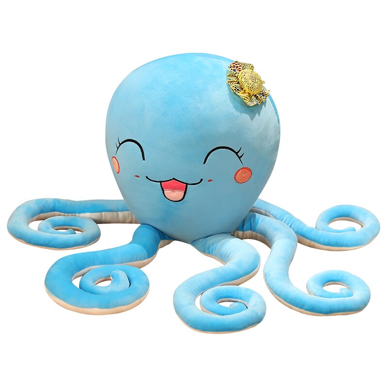 1pc 80 100cm Lovely Octopus Plush Toys Cartoon Squid Pillow Toys Stuffed Soft Animal Sleep Cushion 5