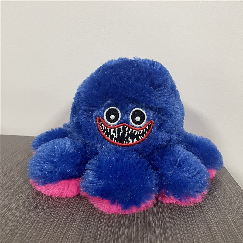 20cm Funny Octopus Doll Playtime Creative Toy Christmas Gift Flip Time Long Plush Toy Give A 1