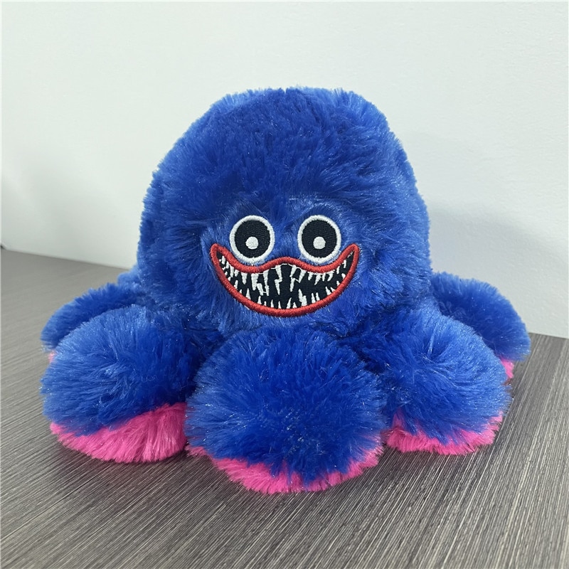 20cm Funny Octopus Doll Playtime Creative Toy Christmas Gift Flip Time Long Plush Toy Give A 3
