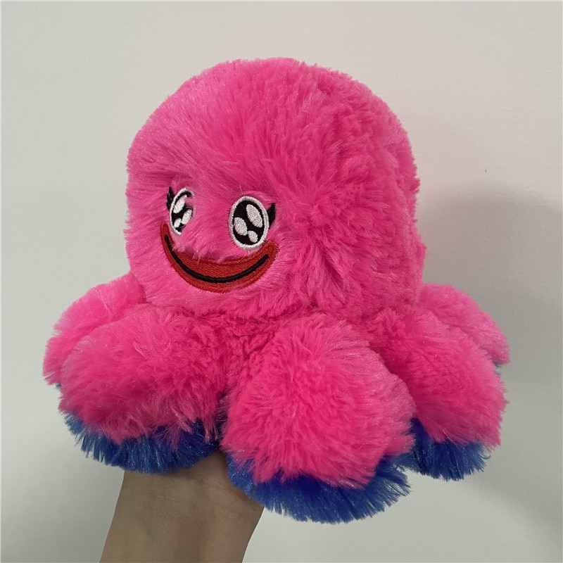 20cm Funny Octopus Doll Playtime Creative Toy Christmas Gift Flip Time Long Plush Toy Give A 4