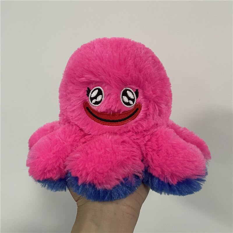 20cm Funny Octopus Doll Playtime Creative Toy Christmas Gift Flip Time Long Plush Toy Give A 5