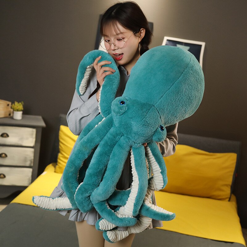 30 65CM Lifelike Octopus Plush Toys Octopus Whale Dolls Stuffed Toys Plush Small Pendant Sea Animal 2