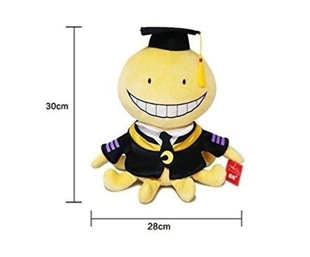 30cm Cute Octopus Doll Korosensei Koro Sensei Teacher Plush Stuffed Toys Cartoon Animals Dolls Graduate Kids 1