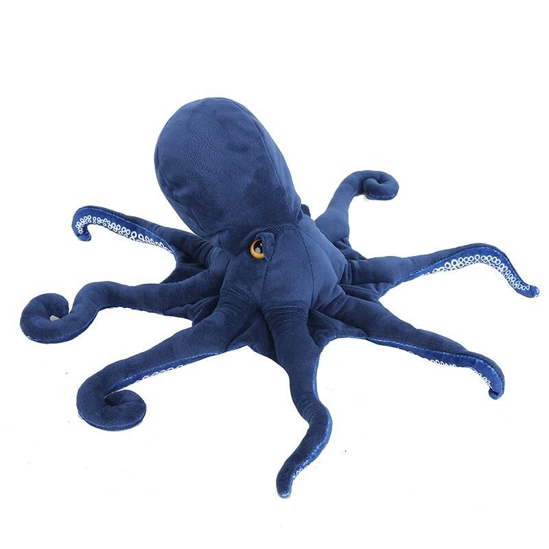 45 85cm Simulated Octopus Plush Toy Squid Sea Animal Real Life Soft Stuffed Doll Red Blue 4