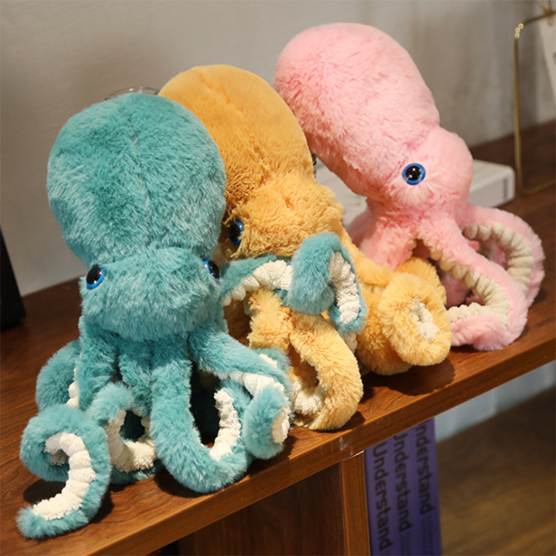 90cm Octopus Plush Toys For Girl Soft Pulpo Pillow Stuffed Animal Pillow Anime Plushie Cushion Doll 2