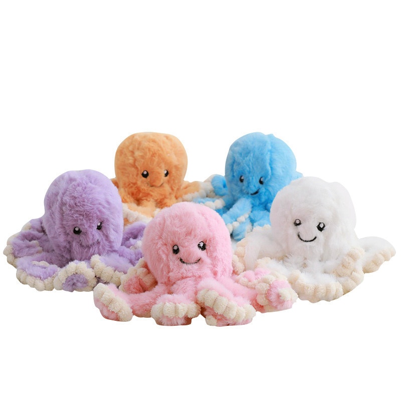 Cartoon Lovely Simulation Octopus Pendant Plush Stuffed Toy Soft Animal Home Accessories Cute Animal Doll Children
