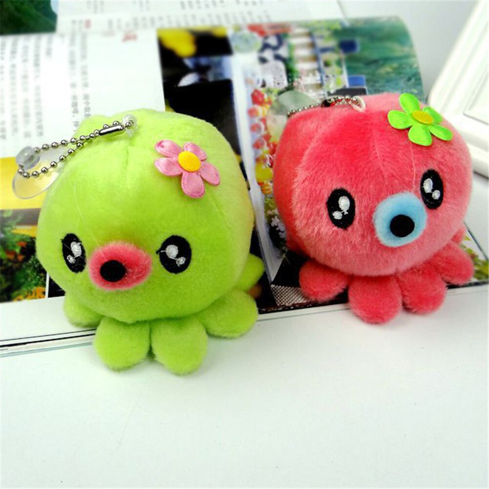Cute Small Octopus Plush Toys Soft Cartoon Stuffed Animal Toys Small Pendant For Baby Kids Children 3