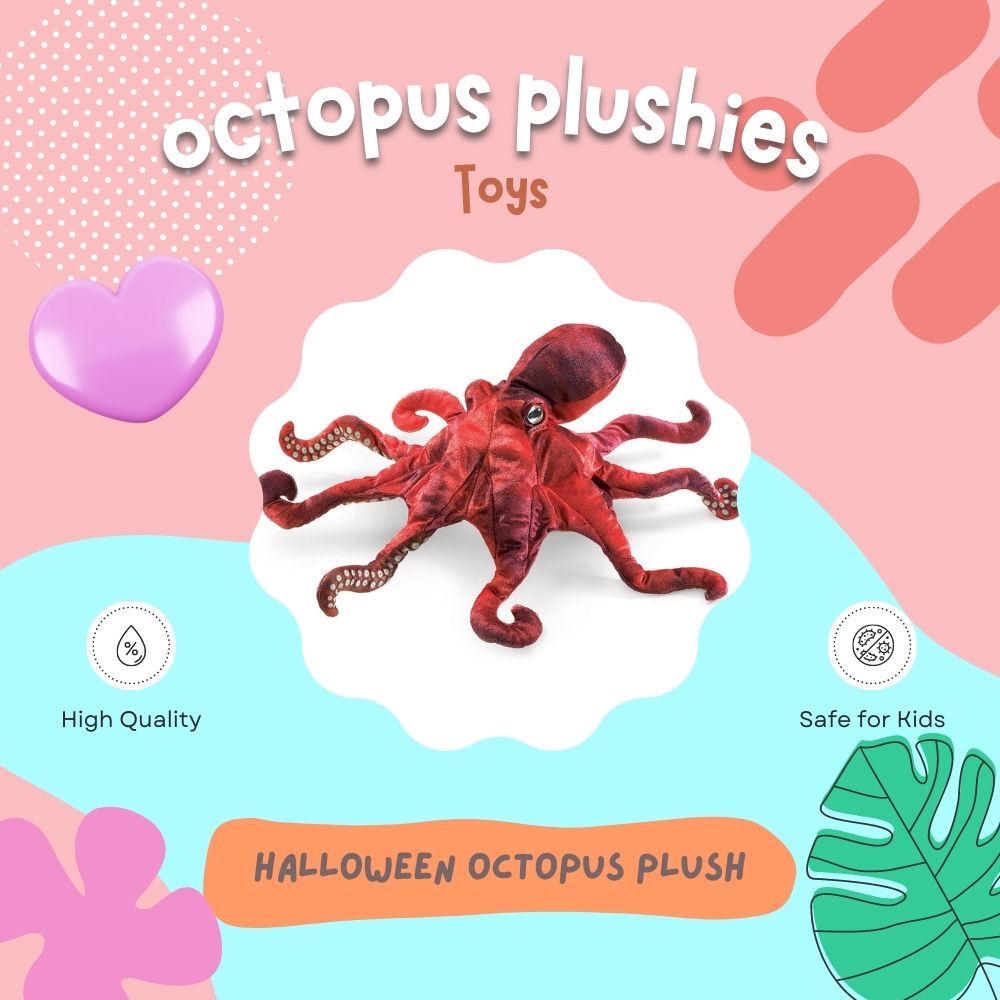 Halloween octopus plush