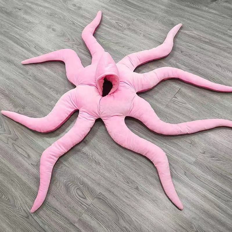 Hot Sale 130cm Big Size Octopus Plush Stuffed Toy Soft Animal Lovely Octopus Simulation Home Accessories 4