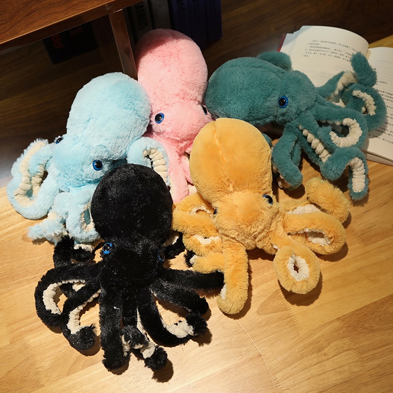 Hot Sale 30 45 65 90cm Lovely Simulation Octopus Plush Stuffed Toy Soft Animal Home Accessories 4