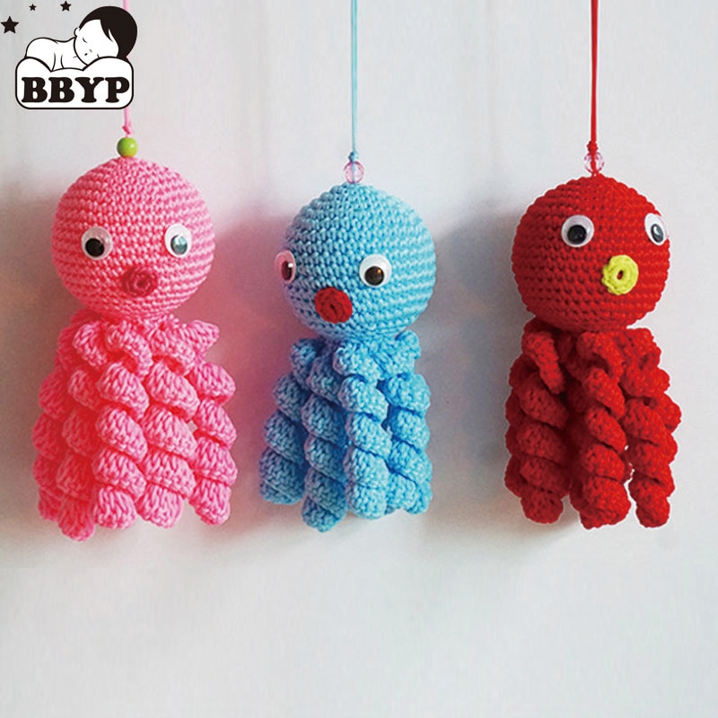 New Crochet Plush Octopus Dolls Baby kawaii Octopus Stuffed Toys Kids Sleeping Doll for Girls Boys
