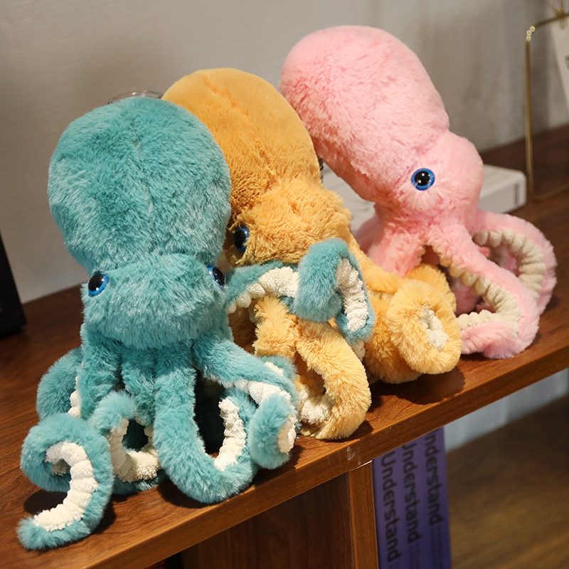 Simulation cute octopus doll plush toy octopus pillow submarine creative funny squid doll gift